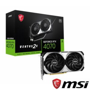 MSI 微星 GeForce RTX 4070 VENTUS 2X 12G OC 顯示卡中古筆電